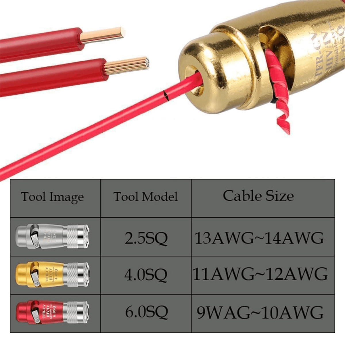 Wire Stripper for Drill,Wire Stripping and Twisting Tool,Quickly Drill Wire Stripping Twister Electrician Tool