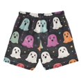 thumbnail image 7 of FORMRS Boys Swim Trunks Quick Dry Mesh Liner Boardshorts Sizes XS-XL, Colorful Halloween Ghost, 7 of 7