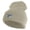 Beige, variant on Bluejay Embroidered Acrylic Ribbed Cuff Beanie - Olive OSFM