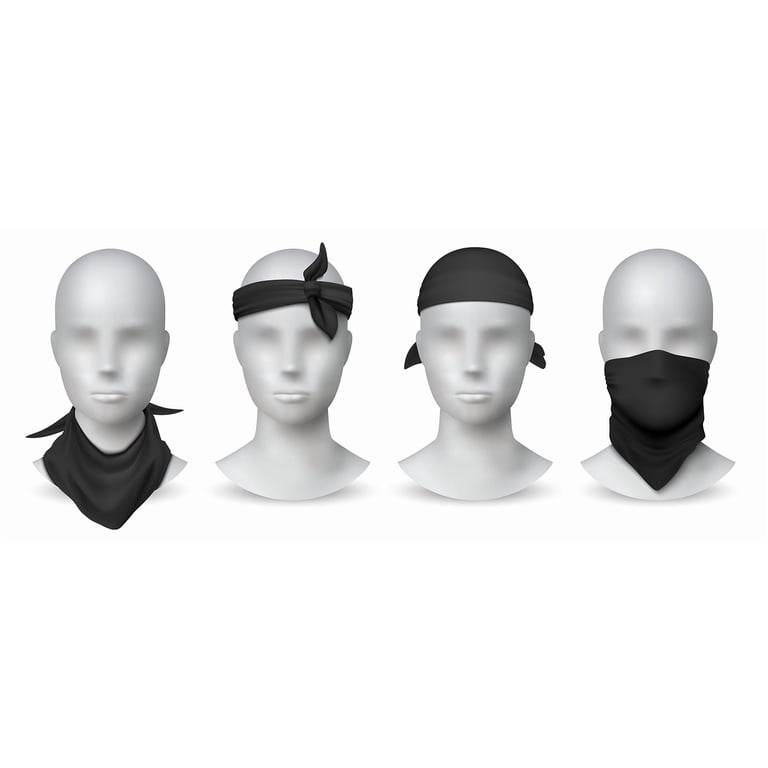 Mix head-wraps package​ Wax Mix Head Wraps - 3-Pack - WMX3007 main image 4