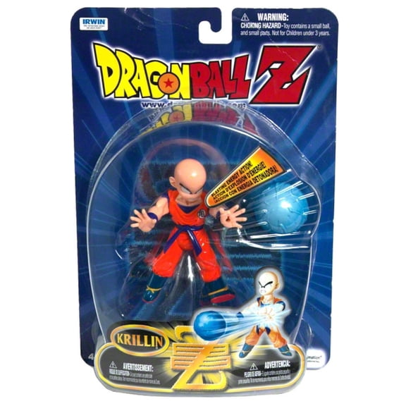 2000 Dragonball Z 4' Z Fighter Action Figure With Blasting Energy Action- Krillin