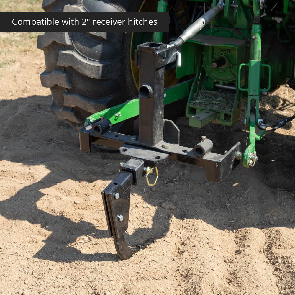 Titan Attachments Hitch Mounted Ripper for CAT 0 and CAT 1 Trenching ...