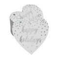 thumbnail image 1 of Inkdotpot Étiquette en Papier Argent Véritable Joyeuses Fêtes 50 Pcs, 1 of 6