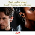 thumbnail image 2 of JVC Nearphones Open Ear True Wireless Headphones - Earcuff Earbuds - Bluetooth 5.3-24H Playback - IPX4 Water Resistant - Built-in Mic - for Awareness & Comfort - iOS/Android/PC - HANP1T, 2 of 13