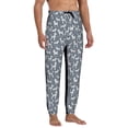 thumbnail image 4 of Xecao Poodle Dog Print Active Tech Joggers for Men, Mens Sweatpants Lounge Pants with Pockets-Small, 4 of 5