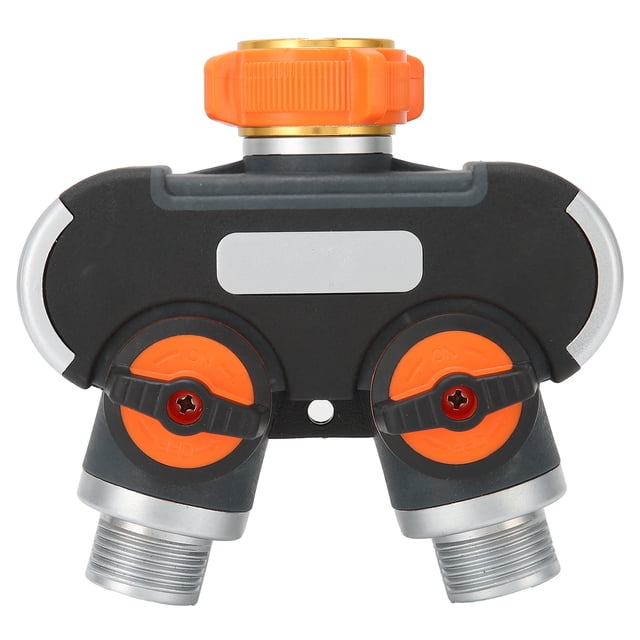 Adaptador de Manguera de 2 vías, Conector de Manguera de jardín, Conector de Agua del Grifo agrícola, Flujo de Agua controlable, Adecuado para riego e irrigación Amonsee NO