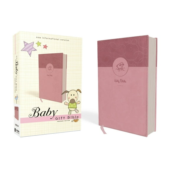 Pre-Owned Niv, Baby Gift Bible, Holy Bible, Leathersoft, Pink, Red Letter, Comfort Print: Keepsake Edition (Leather Bound) 0310764238 9780310764236