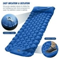 thumbnail image 3 of Inflatable Ultra Light Sleeping Pad TPU & PVC Self-Inflating Air Mattress Camping Lightweight Picnic Mat, 3 of 4
