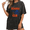 Black-2, variant on Giffimy Women's Tired Moms Book Club Coffee Moon Graphic Oversized Short Sleeve T-shirt Reader Washed Tee