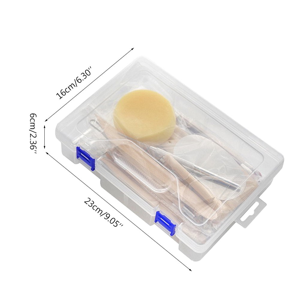 JZROCKER 57pcs/Set Clay Sculpting Tools Set for DIY Art Crafts Jewelry Making