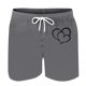 thumbnail image 4 of Mens Casual Pantalones Cortos en Forma de Corazón Impreso Cordón Bolsillo Playa, Poliéster Spandex para Primavera Verano Al Aire Libre Y Diario, 4 of 8