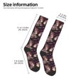 thumbnail image 5 of Balery Romantic Paris Printed Novelty Socks Men's Women's Crew Socks Sports Socks Knee High Socks Cotton Socks Quirky and Cool Socks, 5 of 9
