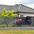 thumbnail image 3 of Salouo Fire Breathing Dragon Twilight Pattern Holiday Banner Outside Party Decoration Banner (1PC) Festival Supplies Fit for Birthday Parties & Celebrations & Chrismas-Medium, 3 of 8
