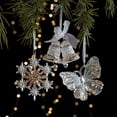 thumbnail image 4 of Adornos colgantes de copos de nieve transparentes para árbol de Navidad, colgante de acrílico, decoración navideña para el hogar, regalos de Navidad, Año Nuevo 2025, 4 of 5
