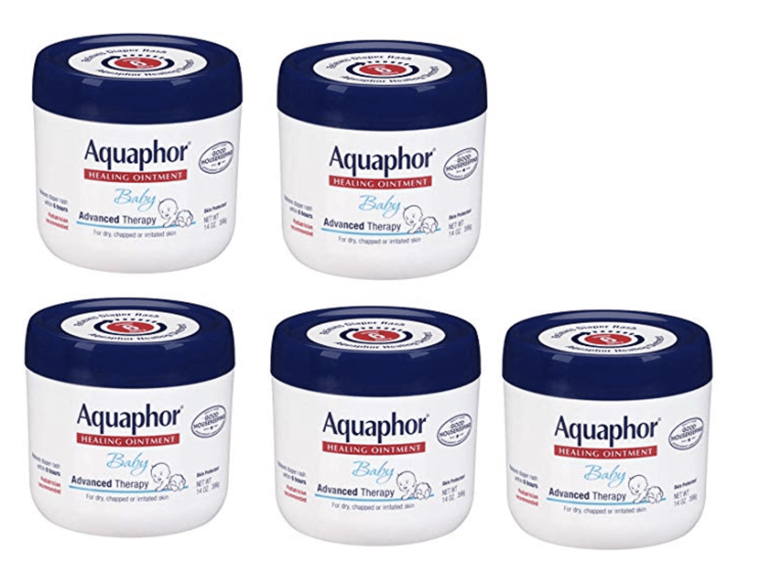 Aquaphor Baby Healing Ointment Advanced Therapy Skin Protectant, 14