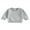Gray, variant on Bagilaanoe Toddler Baby Girl Boy Casual Sweatshirt Long Sleeve Solid Color Pullover 6M 12M 18M 24M 3T Kids Fall Loose Tee Tops