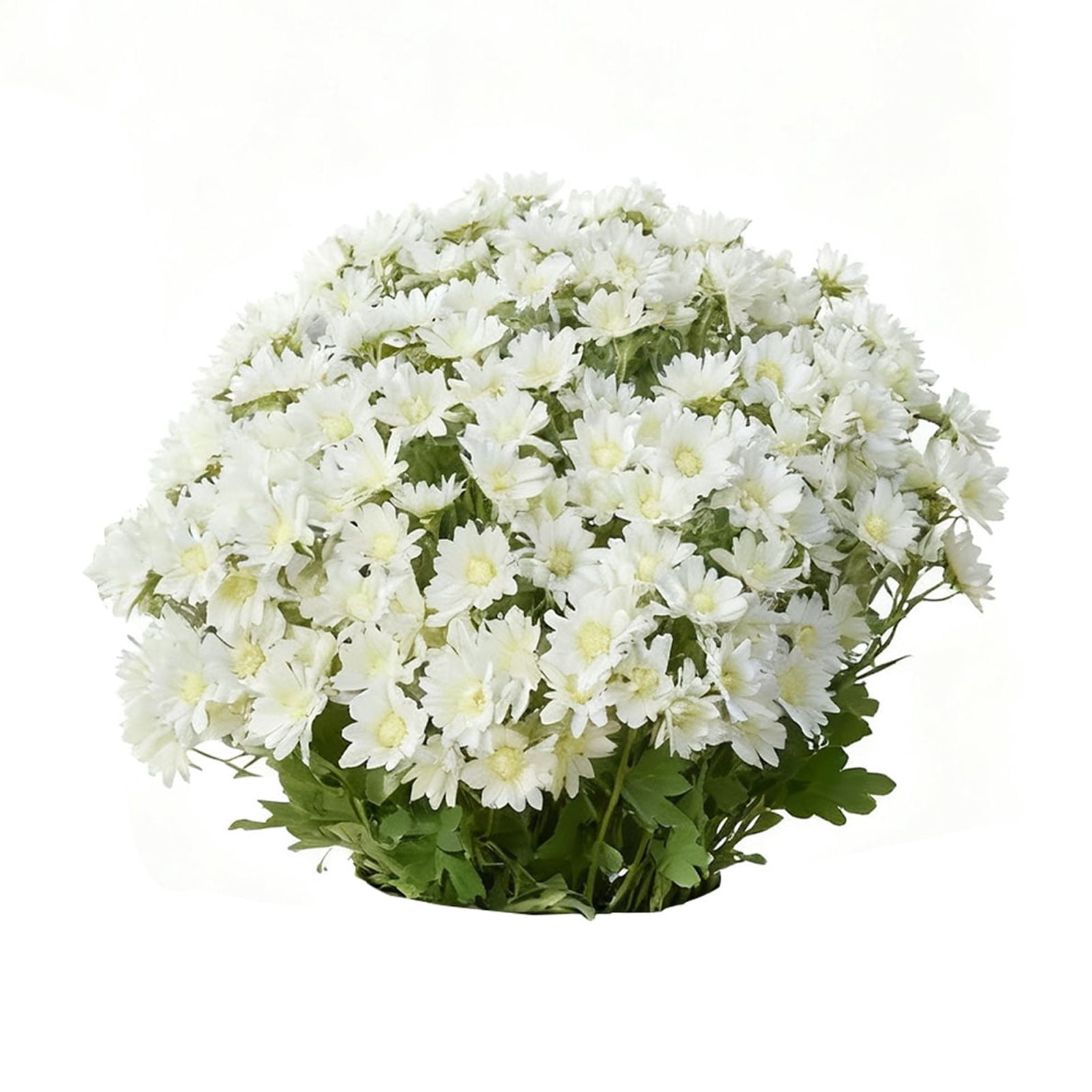 20 Bundles Artificial Mums - Artificial Outdoor Sunset Flowers, UV Resistant, Waterproof, Windproof, Look Real for Front Door Porch Patio Yard Balcony