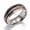 Silver, variant on Men's Stainless Steel Ring with Wood Grain Inlay Arrow Design Durable Band Stylish Jewelry for Everyday Wear Perfect Gift for Him Anniversary Present