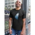 thumbnail image 2 of Wolf Howl Forest Inside Tee Men's -Image by Shutterstock, 2 of 4