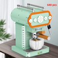 thumbnail image 4 of Juego de bloques de construcción de máquina de café para niños, Mini bloques de construcción de máquina de escribir con forma de globo, Ideas creativas clásicas, juego de juguetes para niños, 2023, 4 of 4