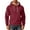 Wine A#001, variant on Havenx Men's Christmas Hoodies Long Sleeve Fuzzy Flannel Sweatshirt 2025 Solid Color Santa Hoodie Big and Tall Faux Fur Trim Xmas Winter Tops,Wine 2XL