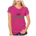 thumbnail image 2 of Femmes Tops Femmes Été Tops 2023 Femmes Couples Amoureux de Saint-Valentin à Manches Courtes Amour Lettre Imprimée T Shirts Rose XXXL, 2 of 7