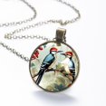 thumbnail image 6 of Woodpecker Necklace Personalized Custom Photo Round Pendant Adjustable Stainless Steel Necklaces with Gift Box for Men Women Mothers Valentine's Jewelry Gift, 6 of 6