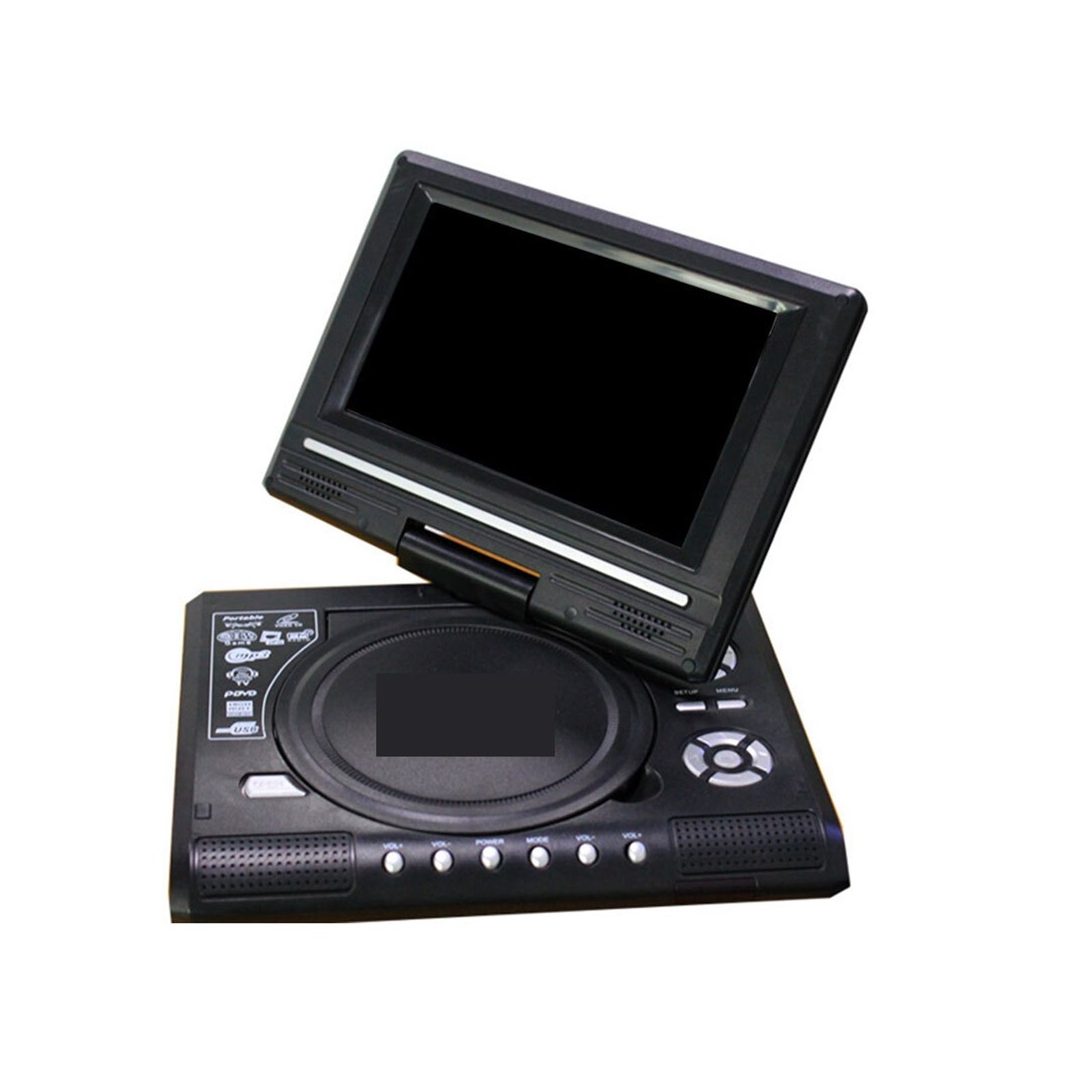 Mini DVD Player 7.8 Inch Desktop Digital Smart TV CD Disc Players With Remote Control Portable Travel Theatre ,Upgrade Drive