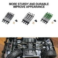 thumbnail image 4 of ZheElen RCGOFOLLOW Aluminum Alloy Smooth Front Rear Shock Absorber Wear-resistant Rc Front Rear Shock Absorber For 1/10 MN MN Titanium, 4 of 6