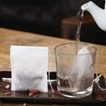 thumbnail image 3 of ShenMo 200 Piece Loose Leaf Tea Disposable Tea Bags, Empty Tea Bags with Drawstring for Loose Tea, Natural Tea Filter Bags for Loose Tea (6*8CM), 3 of 7
