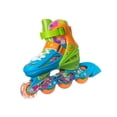 thumbnail image 2 of TITAN Flower Power Princess Girls Inline Skates with Light-Up LED Laces and Wheel, Kid Size Medium, 2 of 7