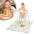 thumbnail image 3 of Minimono Disposable Splat Mat for Under High Chair - 30 Pack | 40"x47"| Waterproof Splash Mat for Floor | Baby Activity Mat for Indoor-Outdoor | Baby Lead Weaning Supplies | Catcher for Highchair, 3 of 9