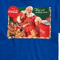 thumbnail image 3 of Coca-Cola - Santa at Coke Cooler - Men's Short Sleeve Graphic T-shirt, 3 of 5