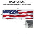 thumbnail image 2 of SignMission Fire Fighter Rear Window Graphic truck view thru vinyl decal HD Graphics Professional Grade Material Universal Fit for Full Size Trucks Weatherproof & Car Wash Safe Made In The U.S.A., 2 of 3
