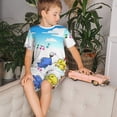 thumbnail image 4 of Yiaed Pikmin pour Enfants Ensemble de Pyjamas à Manches Courtes, Ensemble de Shorts d'Été pour Enfants Ensemble de Pjs à Col Rond 2 Pcs Vêtements pour Garçons et Filles-4x-Grand, 4 of 6