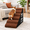 Brown 30" H, variant on 7-step Dog Stairs For High Beds 30-33 Inches Tall Dark Grey