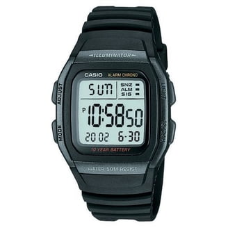 Casio Men's Sport Digital Watch, Black/Orange W96H-4A2V - Walmart.com