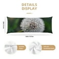 thumbnail image 3 of Body Pillow Cover, Dandelion Body Pillow Cases with Zipper Soft Breathable Smooth Skin Friendly Long Pillow Case 20x60 inches, 1Pcs, 3 of 7