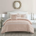thumbnail image 3 of Rycen 5 Piece Comforter Set Pleated Embroidered Design Bedding, 3 of 8