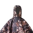 thumbnail image 2 of Escalada Chubasquero impermeable Chaqueta de lluvia unisex para senderismo al aire libre (camuflaje de hoja), 2 of 6
