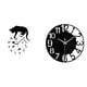 thumbnail image 1 of Reloj de pared,Reloj de pared de gato para sala de estar,dormitorio decorativo.,Reloj de pared grande,Reloj de pared acrílico silencioso moderno,Reloj de pared grande para, 1 of 8