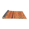 thumbnail image 2 of Ahgly Company Indoor Rectangle Abstract Orange Modern Area Rugs, 5' x 7', 2 of 4