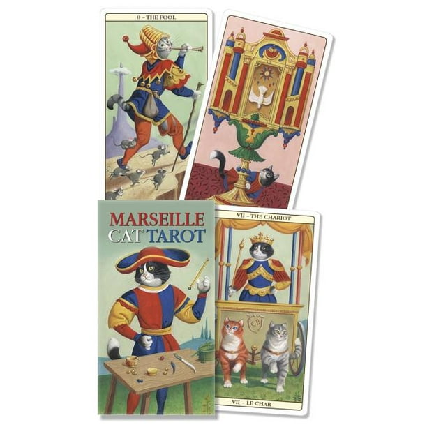 cat tarot card cards deck fortune telling rare vintage oracle cats supplies  gift - eBay