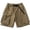 Z-Khaki96, variant on CAIVO Men's Cargo Shorts Summer Fathers Day Vintage Ice Silk Pure Color Comfortable Loose Elastic Waist Knee Length Casual Bottoms With Pockets