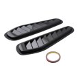 thumbnail image 1 of 2PCS Car Air Flow Vent Sticker Hood Air Flow Intake Cover Decor, 1 of 7