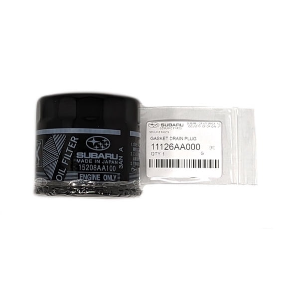 Kit de filtro de aceite de motor y junta de aplastamiento para Subaru Legacy Outback