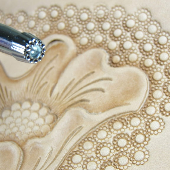 Birdseye Background Leather Stamp, A800, Stamping Tool