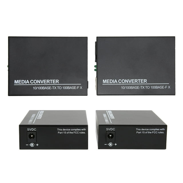 Convertidor de medios Convertidores de medios Ethernet ópticos Modo único 10 100Base TX a 100Base FX Transceptor de fibra RJ45 a SC