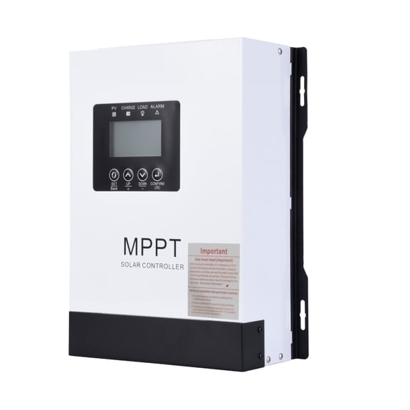 120A MPPT Solar Charg es Controller with LCD Display ,12-96V Auto DC Input MPPT Solar Charg es Controller Solar Panel Regulator fit for Gel Sealed Flooded and Lithium Battery