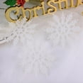 thumbnail image 2 of 12pcs Christmas Snowflake Ornaments Plastic Glitter Snow Flakes Ornaments for Winter Christmas Tree Decorations Craft Snowflakes Decor, 2 of 7